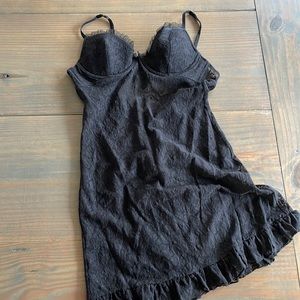 VS Black Lace Chemise- LG